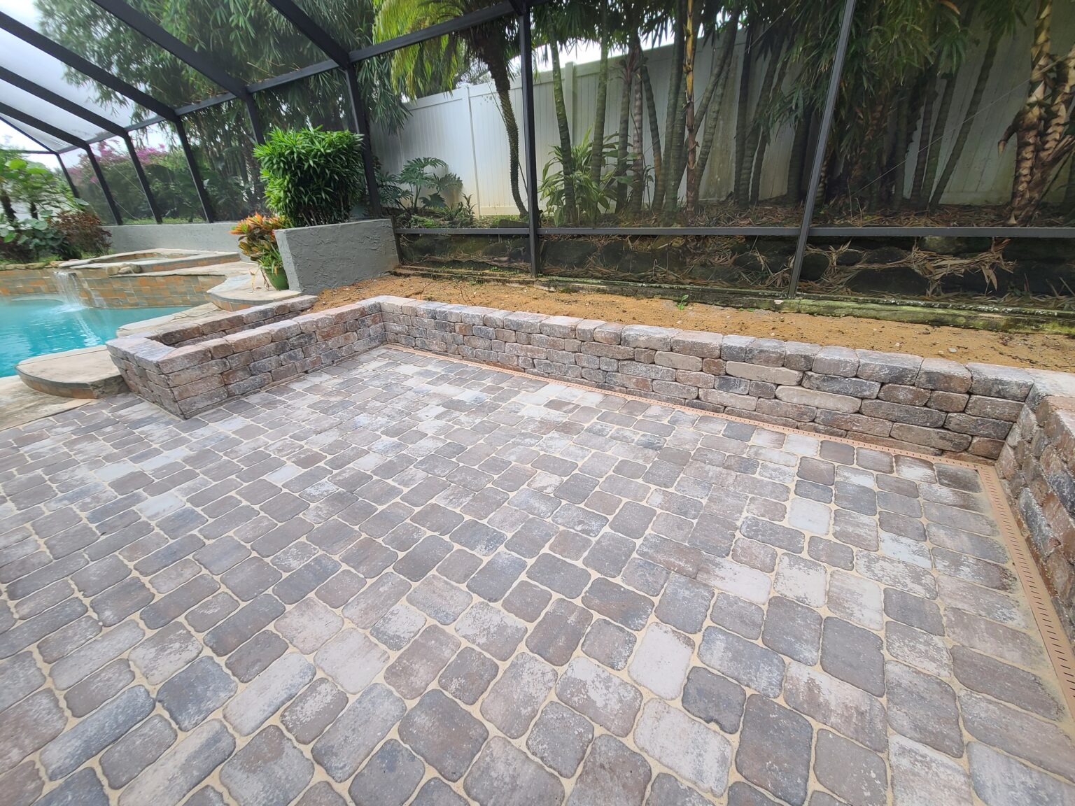 Borders project by Paver Pro in Brevard County, FL