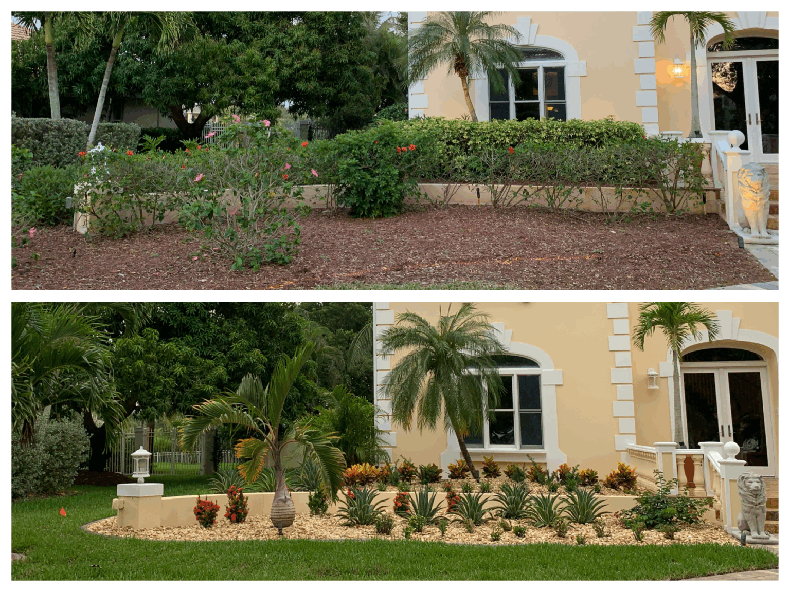 Landscape Installation by Curb Pro in Brevard County, FL