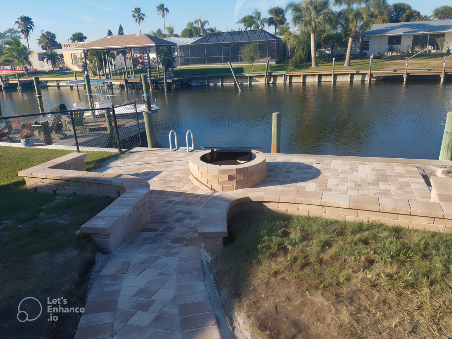 Paver patio and walkway installed by Paver Pro