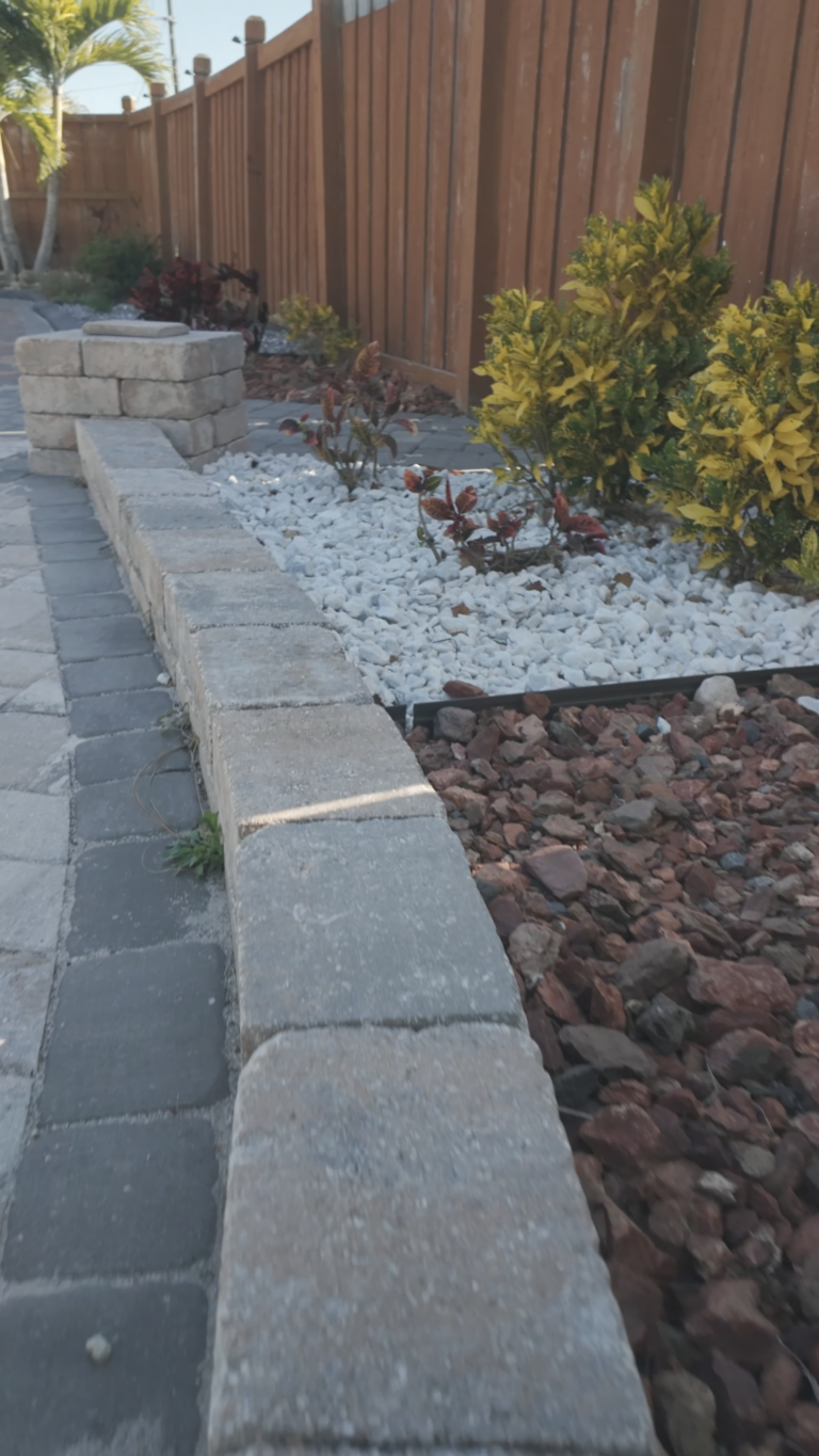 Finished paver project by Paver Pro