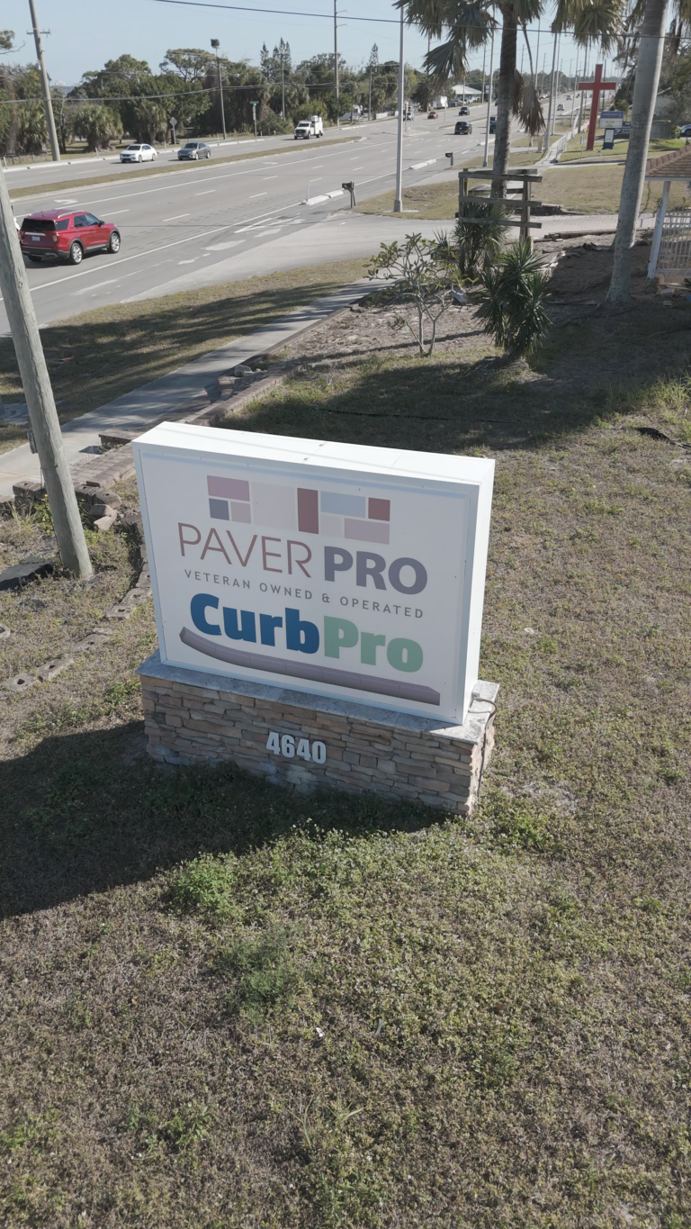Paver Pro crew preparing a paver base